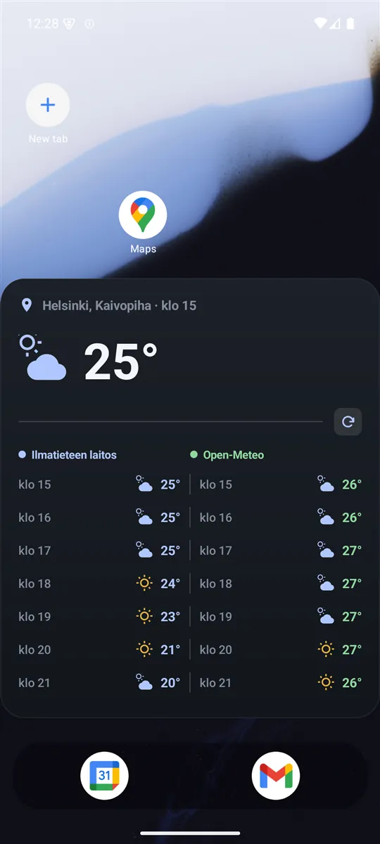 ARK-launcher home screen